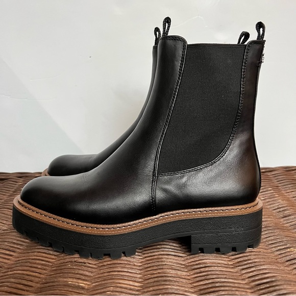 Sam Edelman LAGUNA CHELSEA BOOT, black leather, 8.5 - Picture 3 of 13
